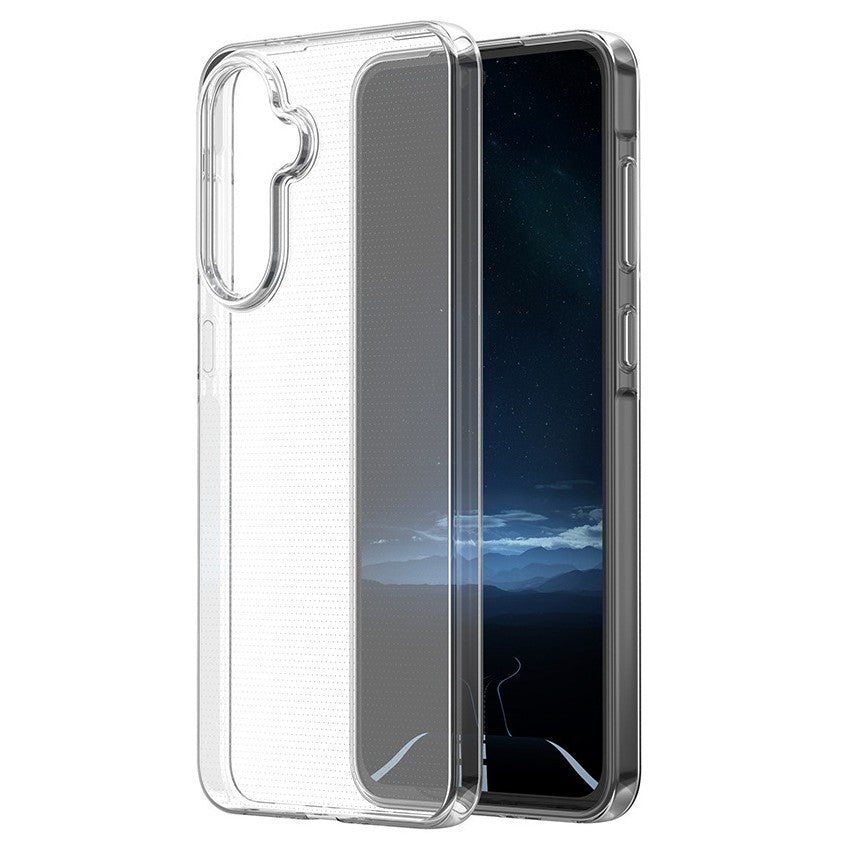 Husa Telefon, Vivimall, Compatibila Samsung Galaxy A55 5G, Protect Plus TPU, 0.8-0.9 mm, Transparent - vivimall.ro