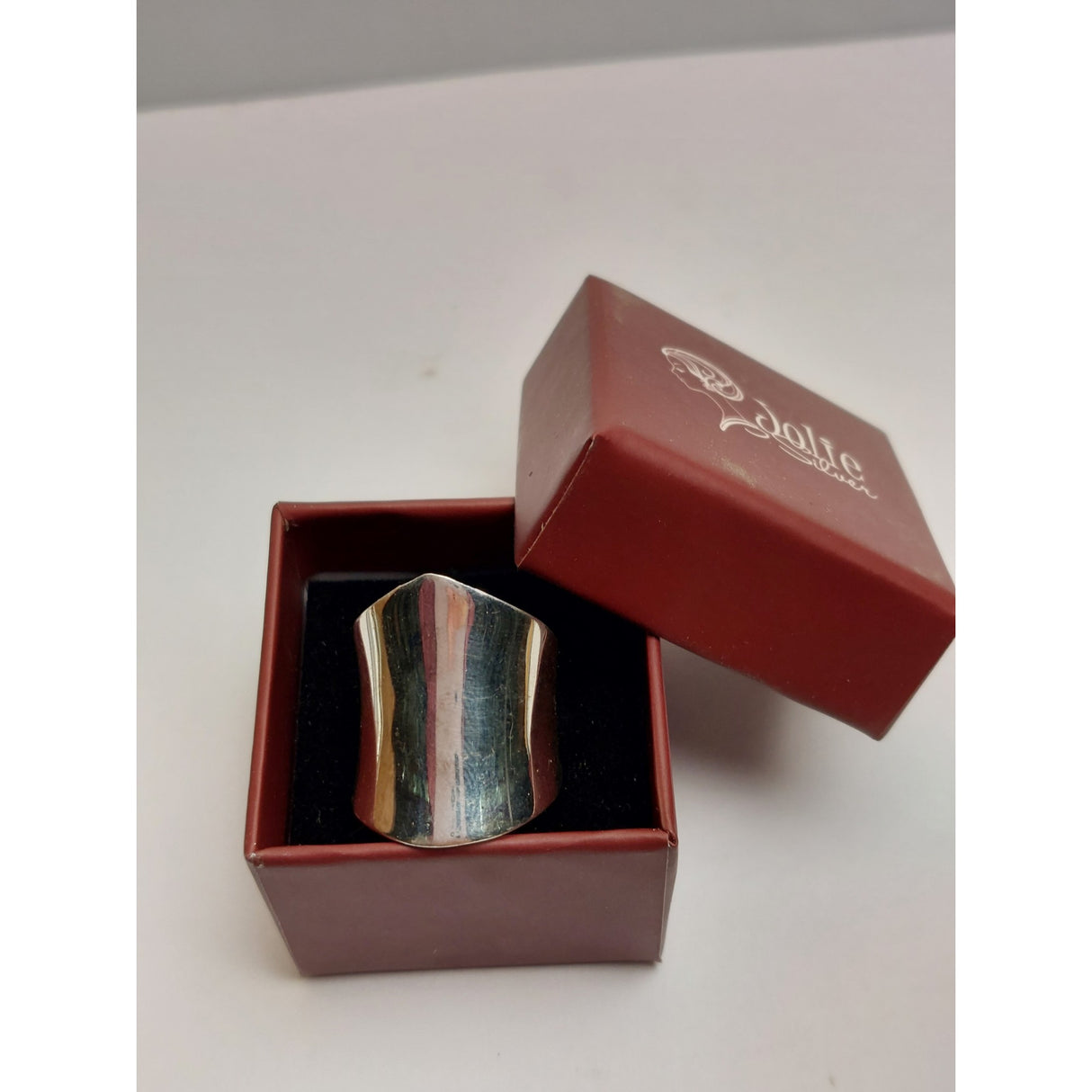 Inel Argint 925 Cilindric, Jolie Silver, 4.8g, 2.5 cm x 1.8 cm,M 56