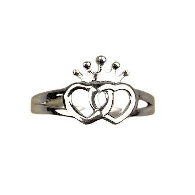 Inel Argint 925, Coroana cu Inimi M 58 - vivimall.ro