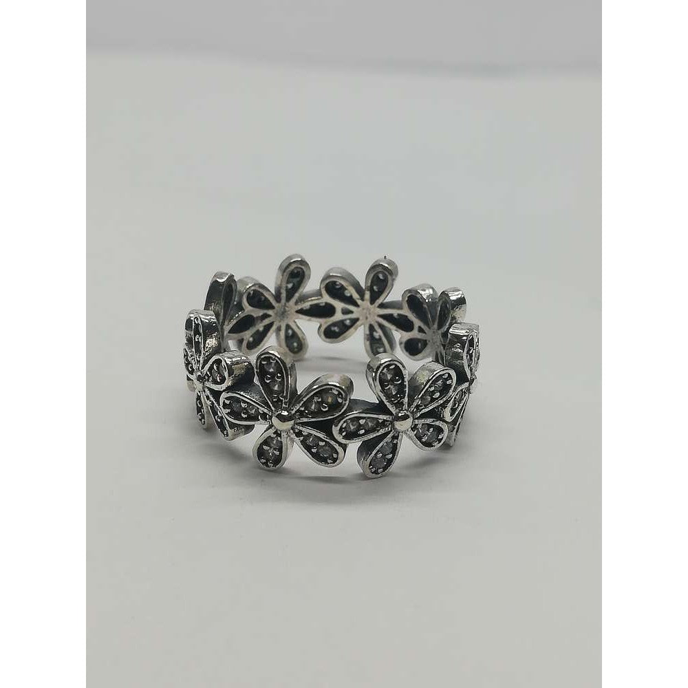 Inel Argint 925 Flori M 54 - vivimall.ro