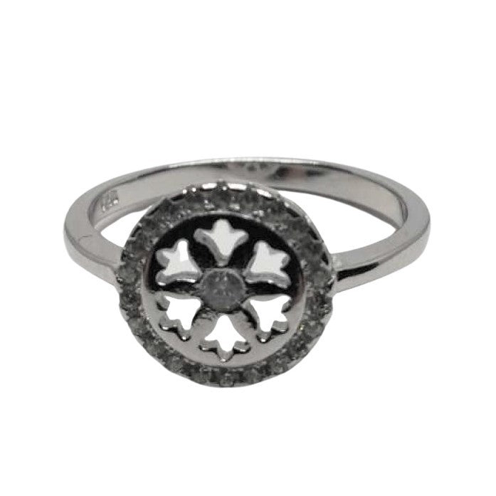 Inel Argint 925, Rozeta cu Zirconii M 54 - vivimall.ro