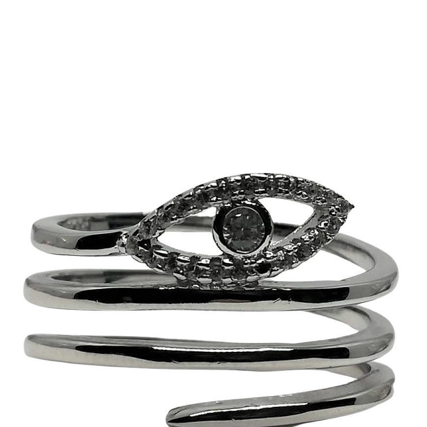 Inel Argint 925 tip Arc simbol Ochi M 55 - vivimall.ro