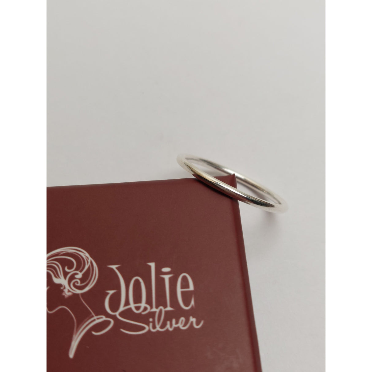 Inel Argint 925 Tip Verigheta, Marimea 61, Jolie Silver, 0.9g, 0.3 cm x 2.2 cm - vivimall.ro