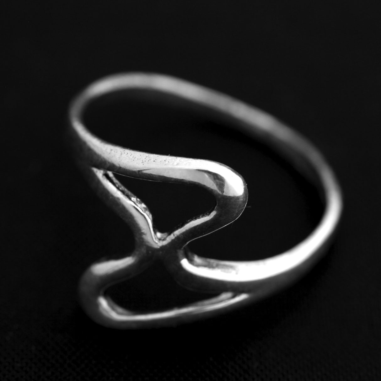 Inel din Argint 925 cu model Clepsidra, marimea 49 - vivimall.ro