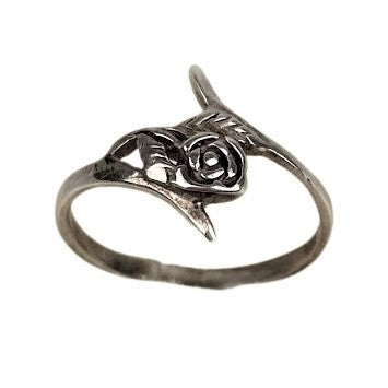 Inel din Argint 925 Trandafir, M 52 - vivimall.ro