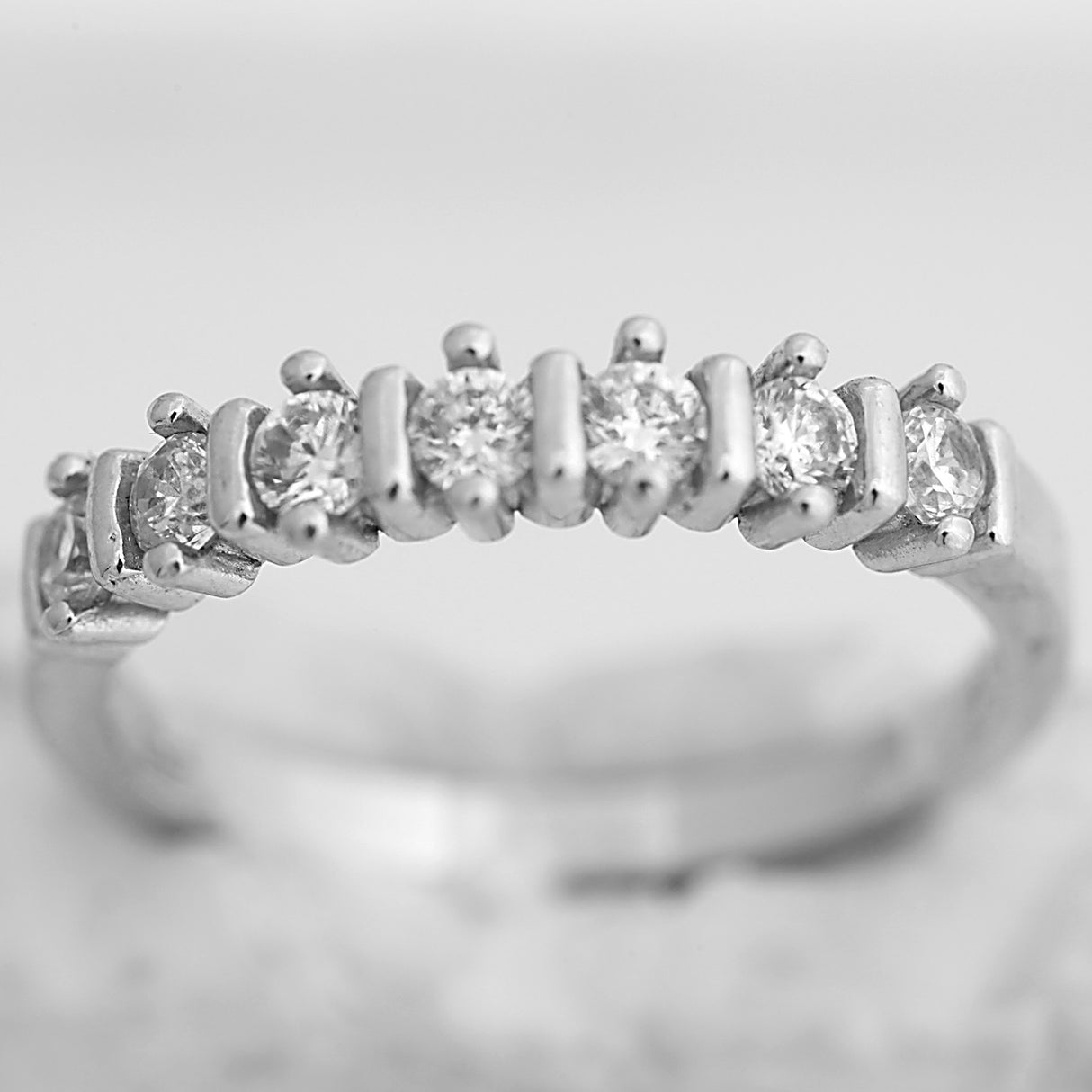 Inel tip verigheta din Argint 925 cu Zirconii, marimea 55 - vivimall.ro