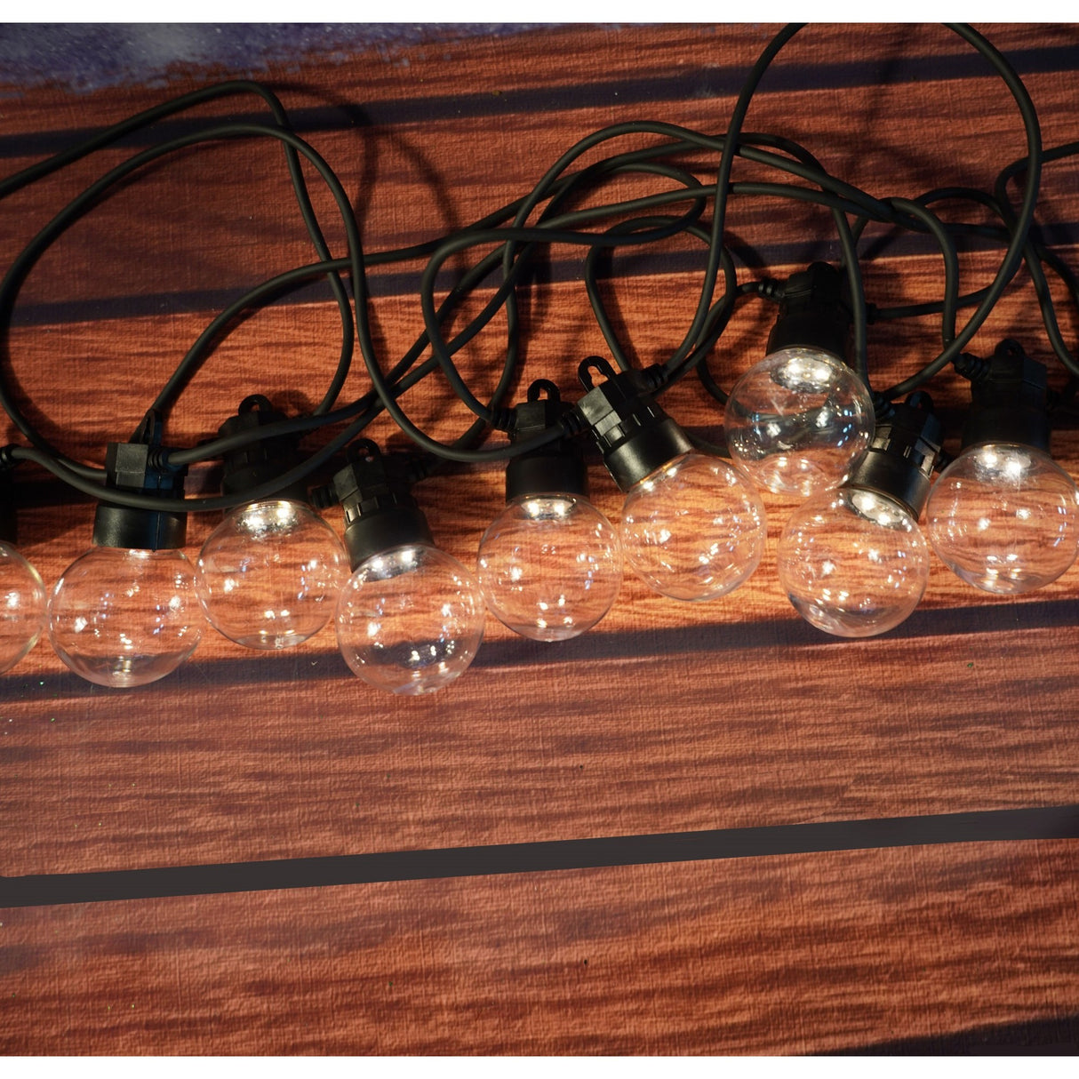 Instalatie Craciun, 10 M, 20 de LED-uri, alb-rece, model cu bulb, liniara, solara interior/exterior, Flippy - vivimall.ro