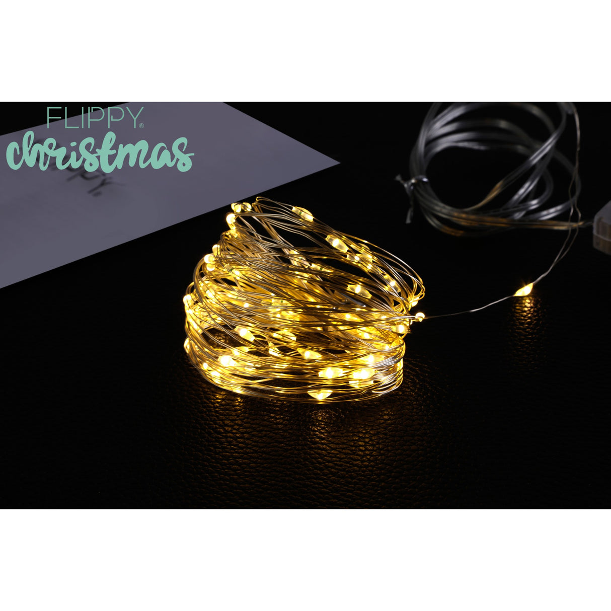 Instalatie Craciun, 2 metri, 20 LED-uri, multicolor, telecomanda 8 functii, USB, fir cupru, liniar, interior/exterior, Vivimall - vivimall.ro