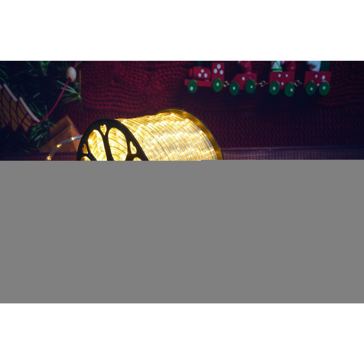 Instalatie Craciun, 32 m, 768 Led-uri ,Furtun Luminos, Alb cald, 8 jocuri de lumini, Transformator, Sectionabila, 220 V, Vivimall - vivimall.ro