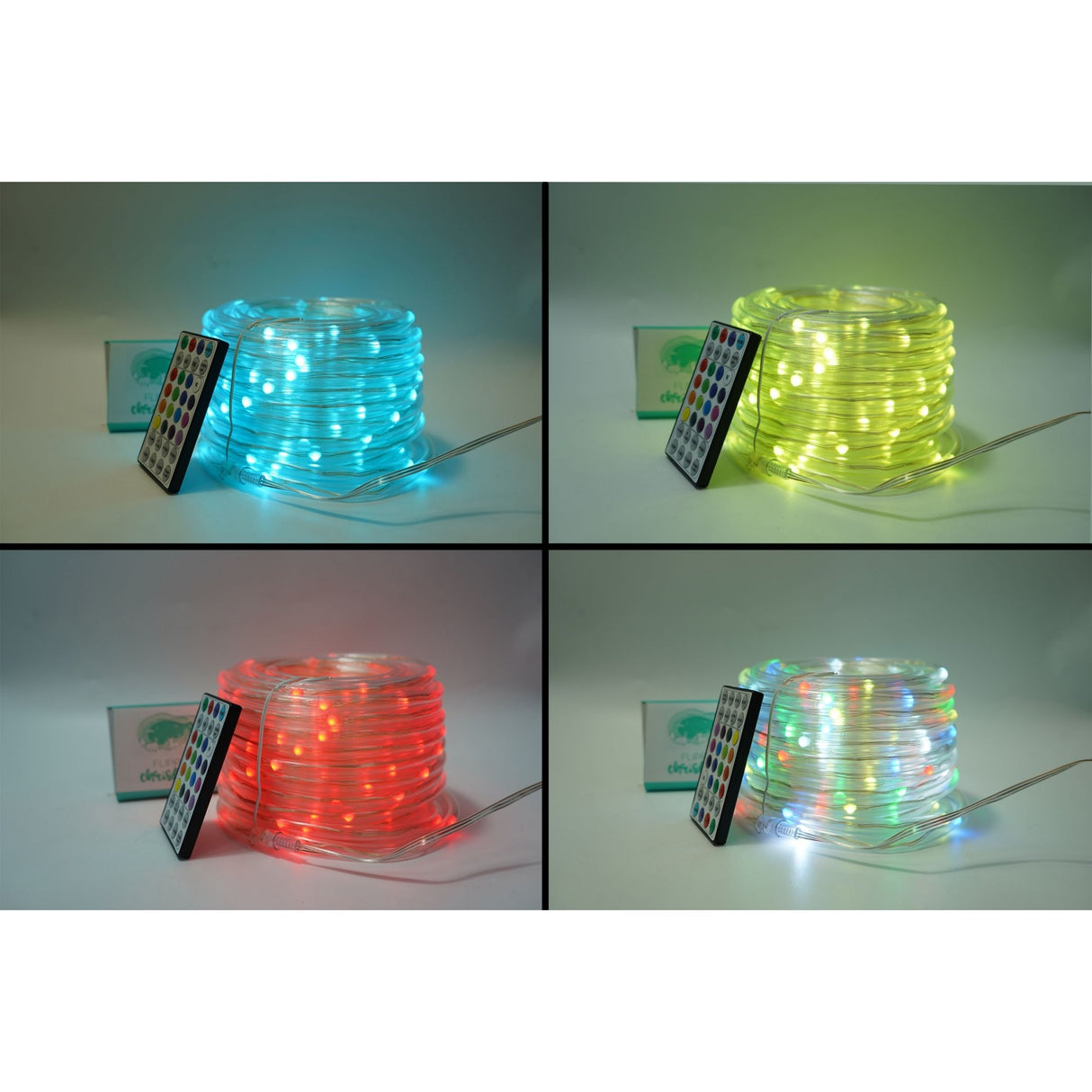 Instalatie de Craciun,20 metri,200 LED-uri,telecomanda 32 de functii,multicolor RGB,USB,tub luminos,interior/exterior,Vivimall - vivimall.ro