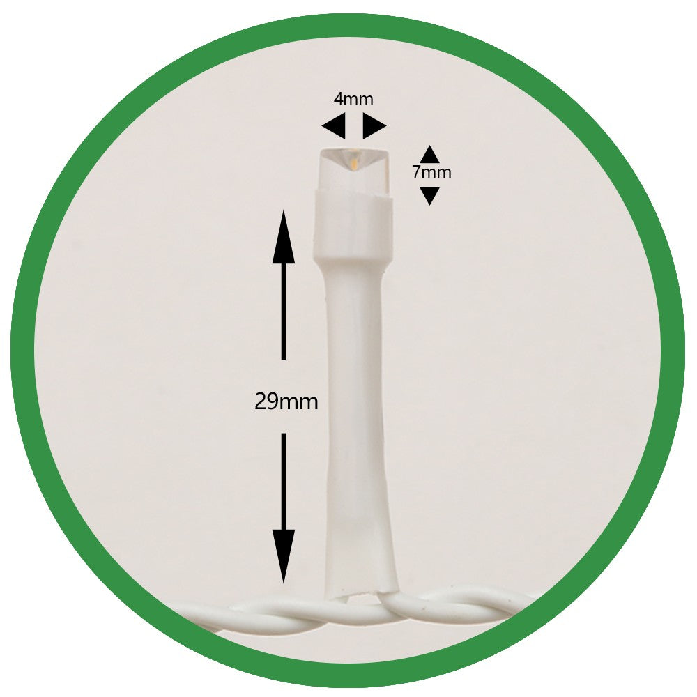 Instalatie de Craciun, Basic Flippy®, Tip Turturi / Franjuri cu Flash, 4 m, 132 LED-uri, Interconectabila, Alb Cald - vivimall.ro