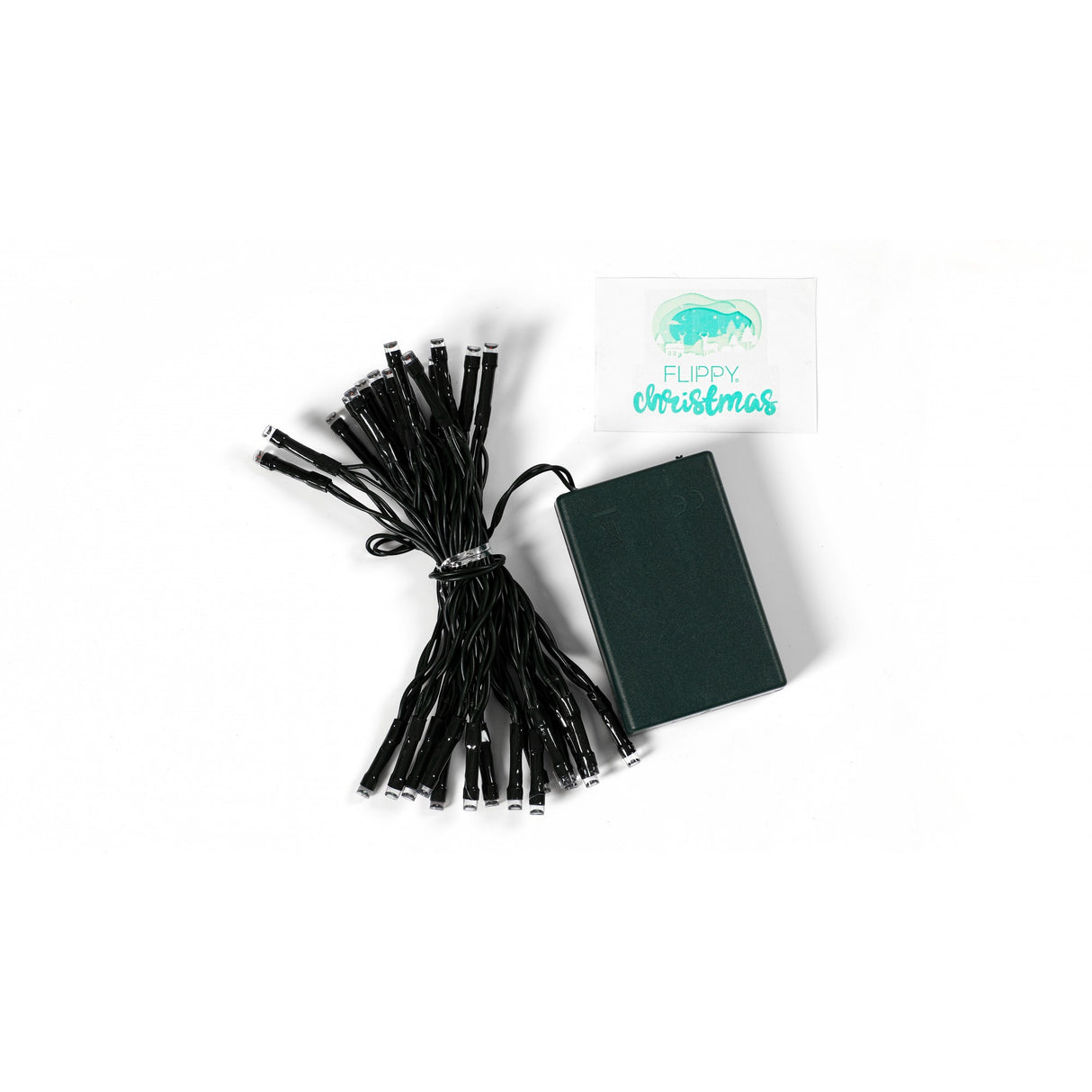 Instalatie de Craciun cu Baterii Tip Liniar, 2 jocuri de lumini, Fir Verde 3 m 30 LED -uri, Multicolor - vivimall.ro