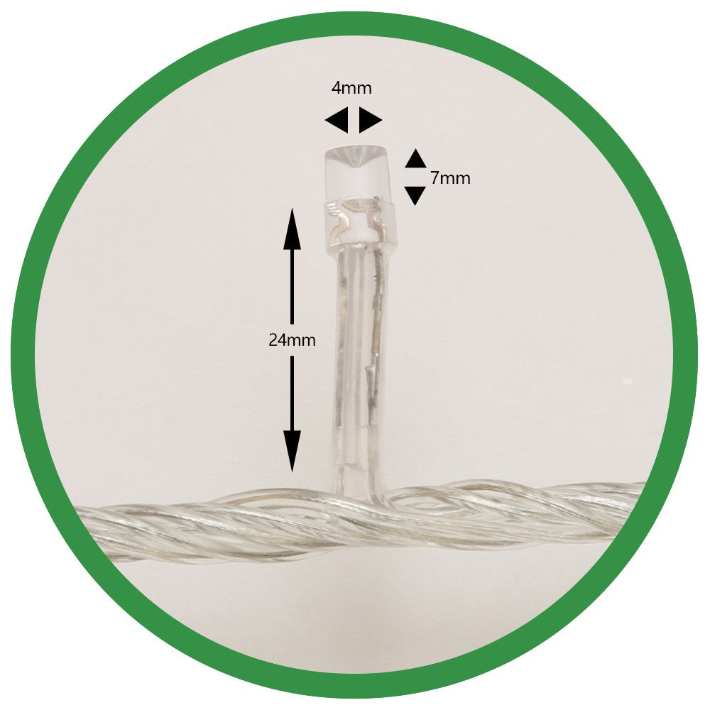 Instalatie de Craciun, Flippy®, Tip Liniara, 23 m, 320 LED-uri, Interconectabila, Multicolor - vivimall.ro