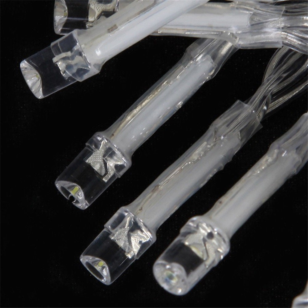 Instalatie de Craciun Flippy® Tip Perdea, 3 x 2 m, 240 LED-uri, Interconectabila, Albastru - vivimall.ro