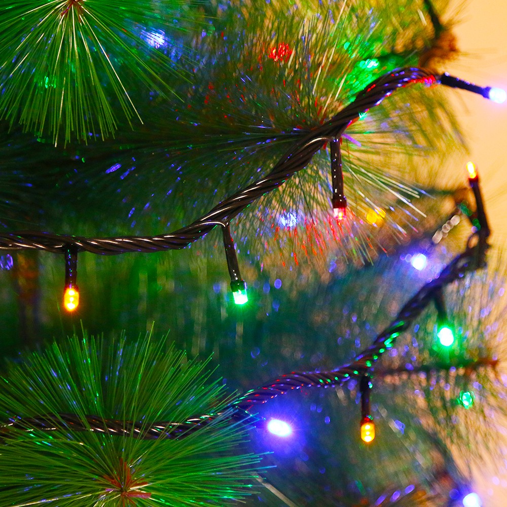 Instalatie de Craciun, Premium Flippy®, Tip Liniara, 21 m, 300 LED-uri, Interconectabila, Multicolor - vivimall.ro