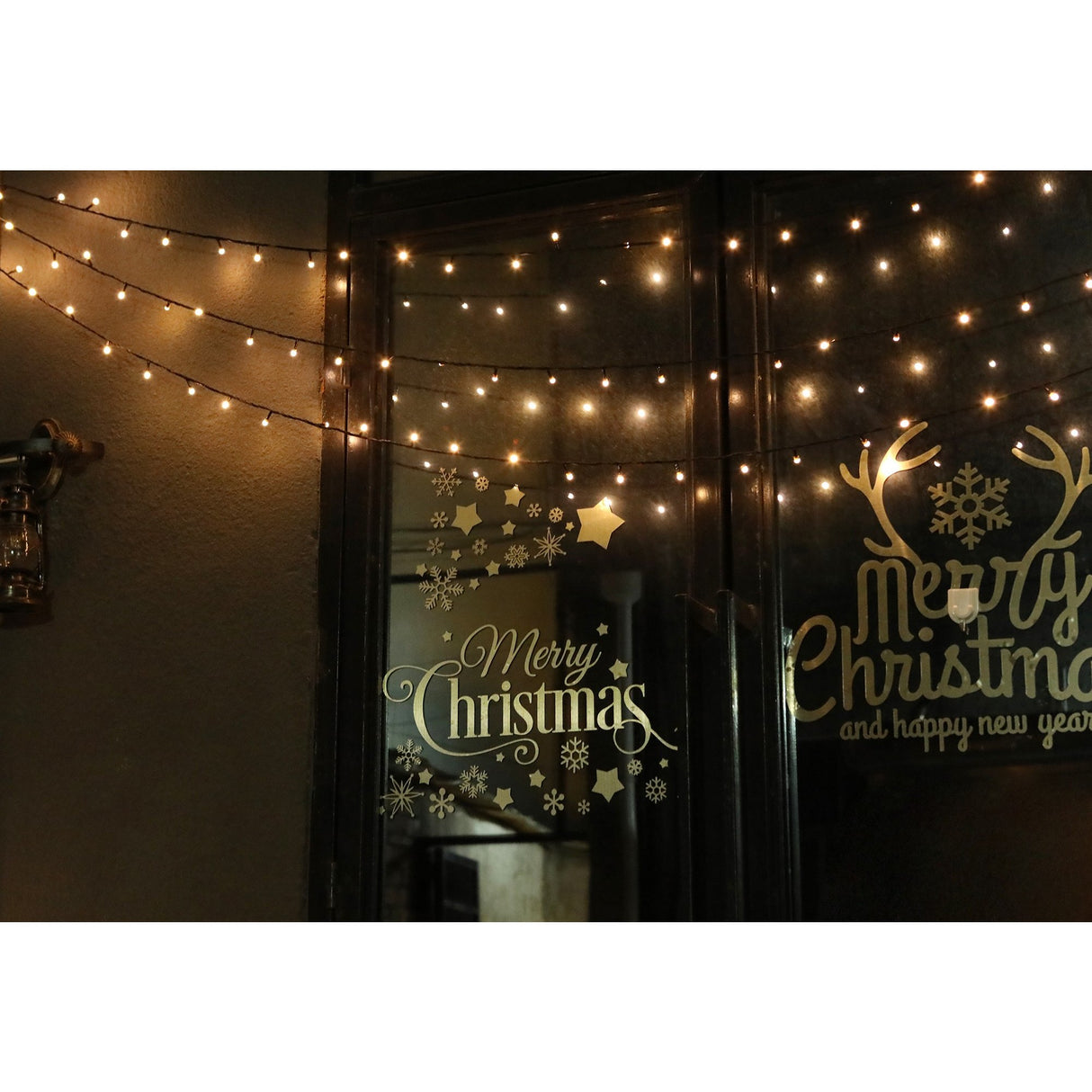 Instalatie de Craciun, Premium Flippy®, Tip Liniara / Sirag, 50 m, 500 LED-uri Mari, Alb Cald - vivimall.ro