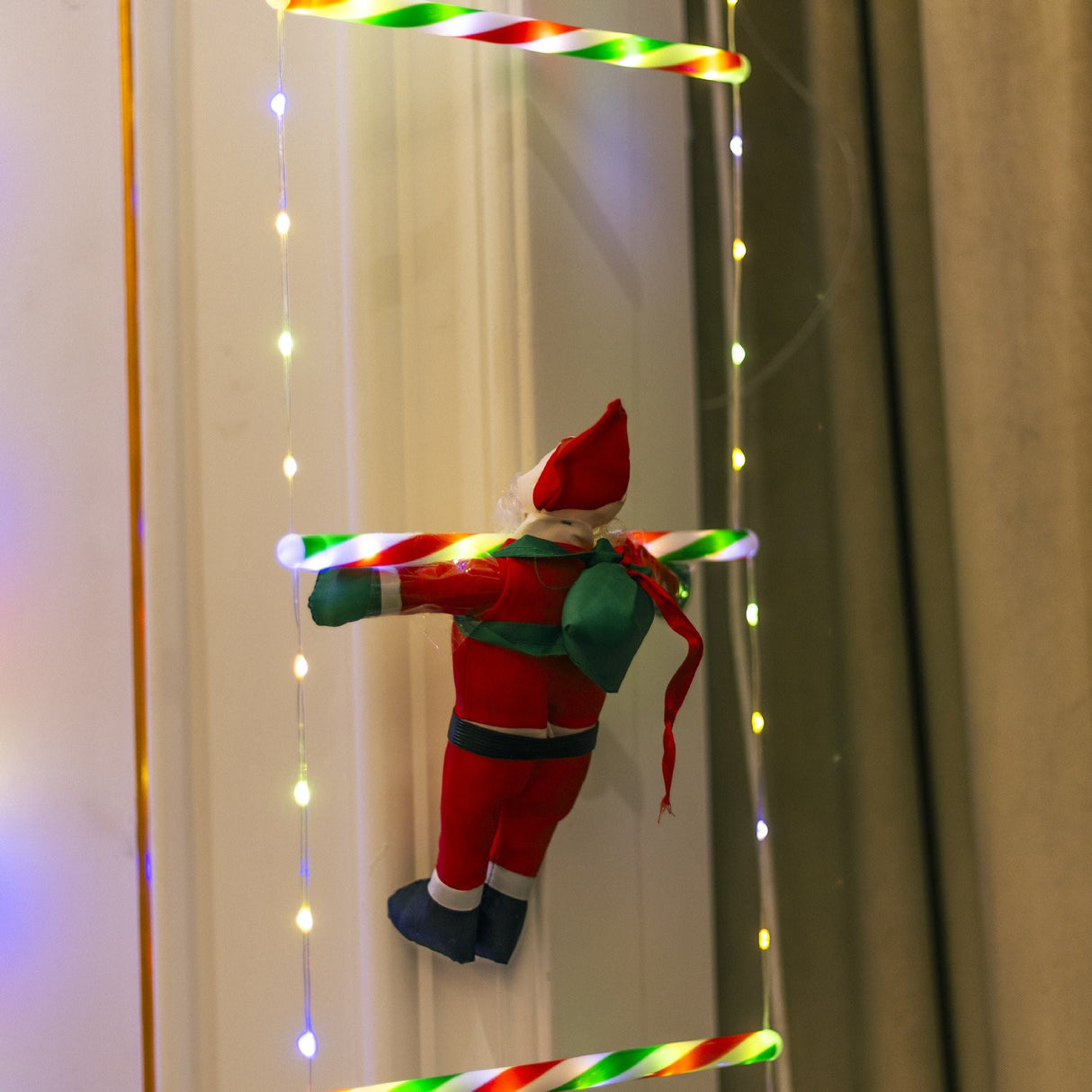 Instalatie Led De Craciun, Cu Accesorii, Lumina Calda, Lungime 3 M, 16 Trepte, 288 De Luminite, 8 Moduri - vivimall.ro