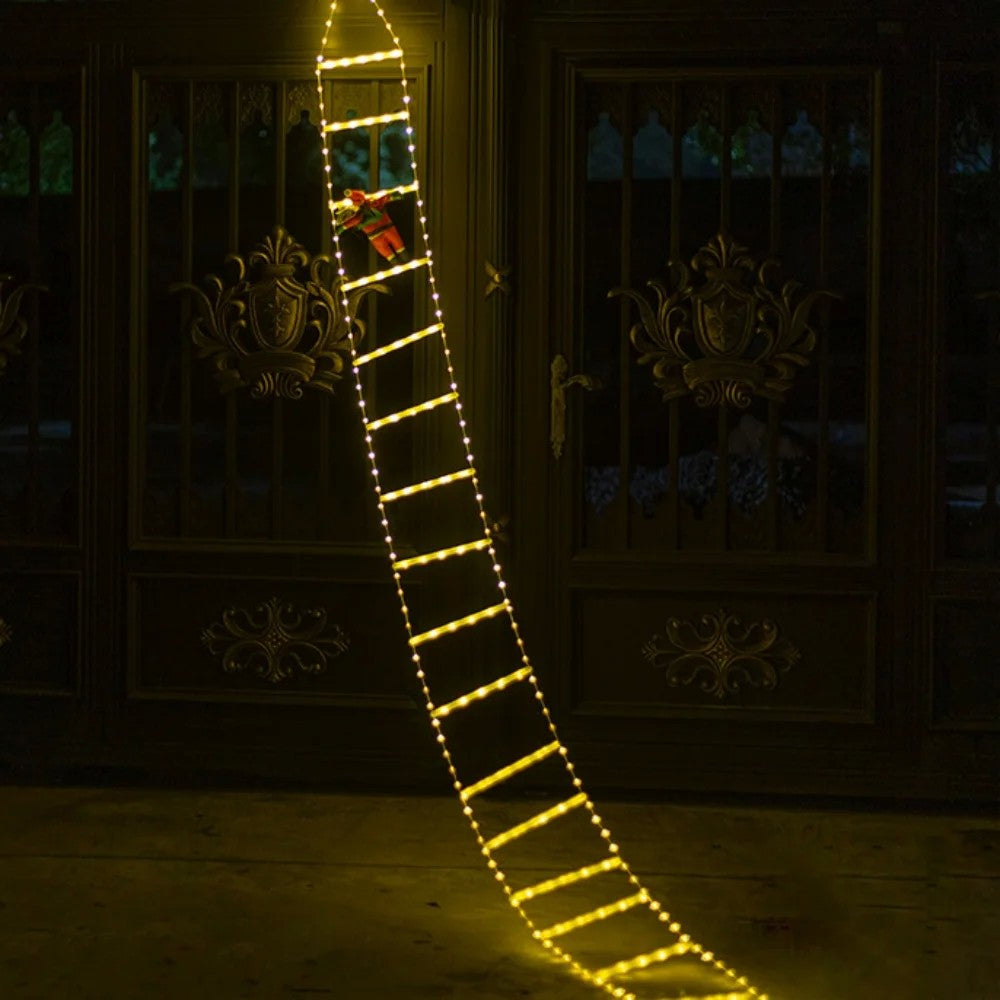 Instalatie Led De Craciun, Cu Accesorii, Lumina Calda, Lungime 3 M, 16 Trepte, 288 De Luminite, 8 Moduri - vivimall.ro