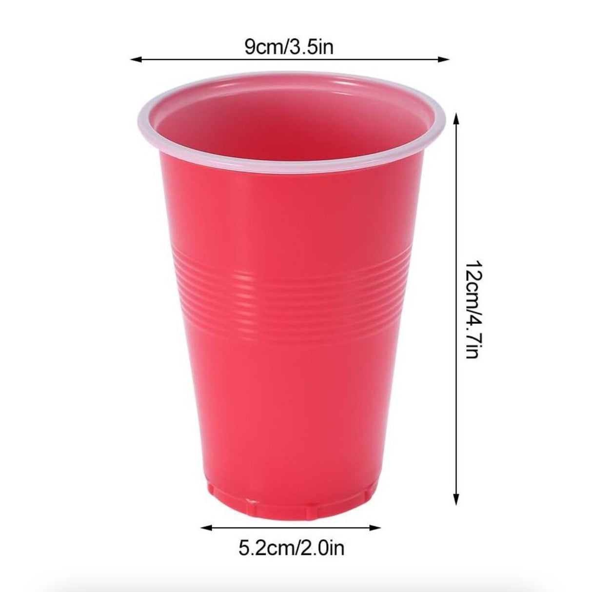 Joc de Baut BEER PONG, Flippy, Set din 12 Mingi de Tenis si 12 Pahare Reutilizabile, Joc Interactiv pentu Adulti, Albastru Rosu - vivimall.ro