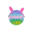 Jucarie antistres din silicon Flippy, Geanta Pop It, 16 cm, Iepuras, Macarons - vivimall.ro