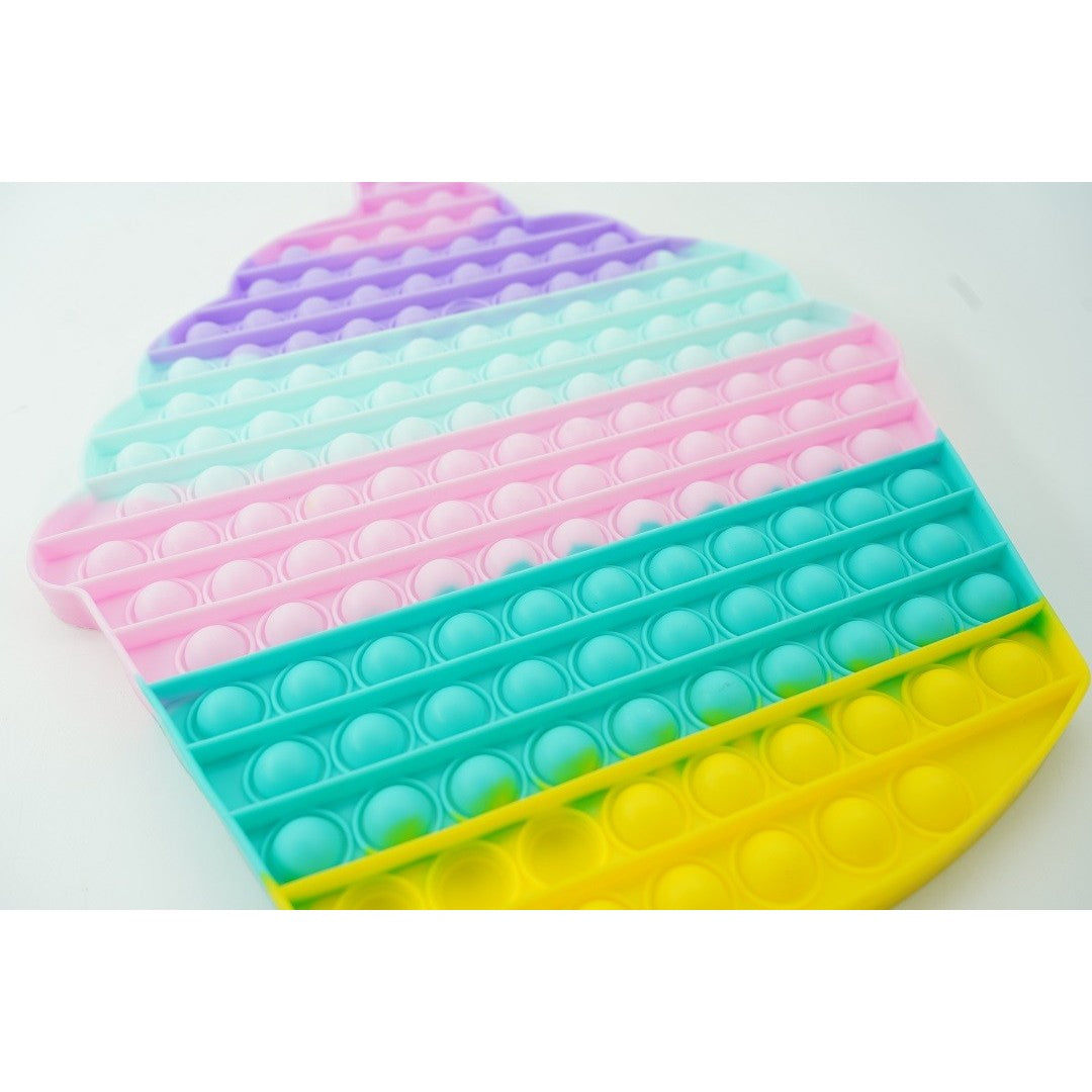 Jucarie antistres din silicon Flippy®, Pop it Now and Flip It, Briosa, urias, Multicolor - vivimall.ro