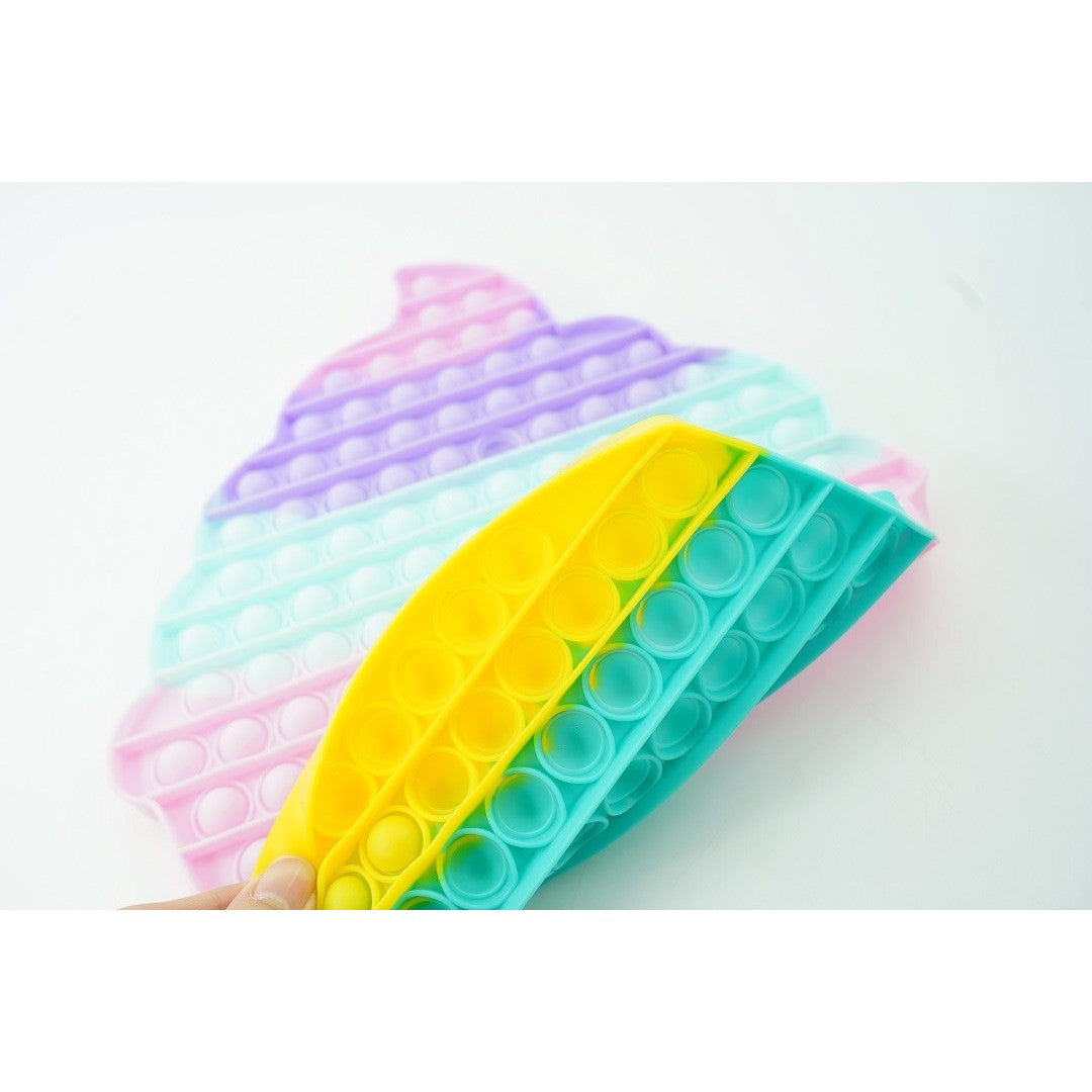 Jucarie antistres din silicon Flippy®, Pop it Now and Flip It, Briosa, urias, Multicolor - vivimall.ro