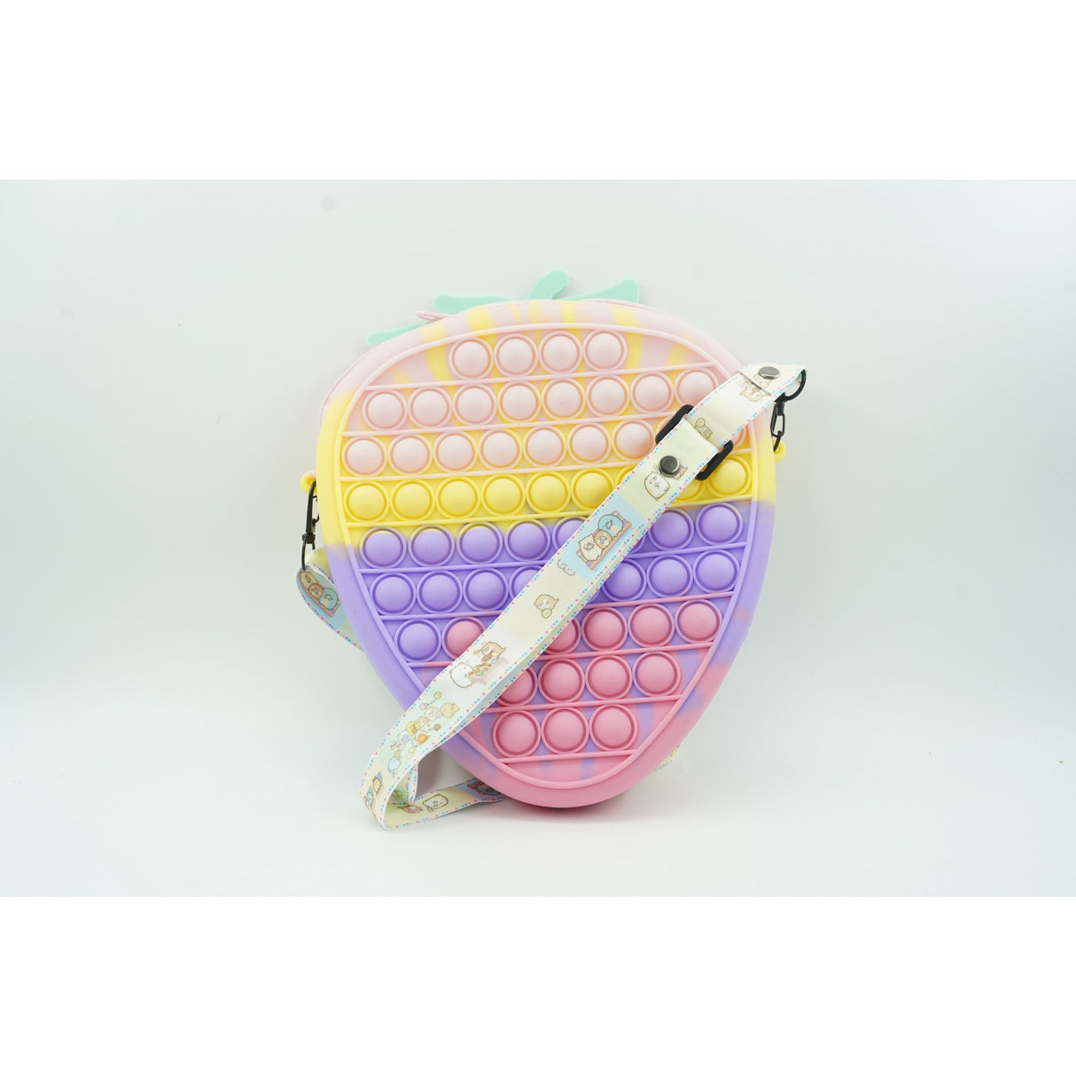 Jucarie Antistres Din Silicon Pop It Now And Flip It, Capsuna