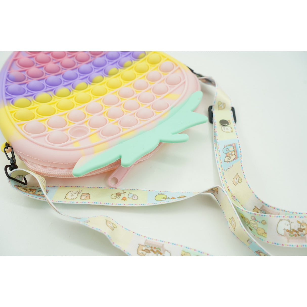 Jucarie Antistres Din Silicon Pop It Now And Flip It, Capsuna