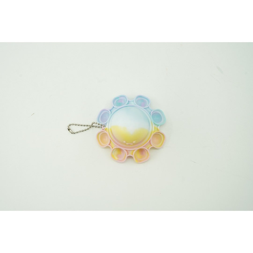 Jucarie antistres din silicon, Vivimall®, Pop It Now and Flip It, Caracatita reversibila, Multicolor/ Roz - vivimall.ro