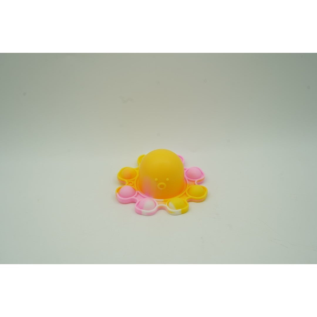 Jucarie antistres din silicon, Flippy®, Pop It Now and Flip It, Caracatita reversibila, Multicolor, V3 - vivimall.ro