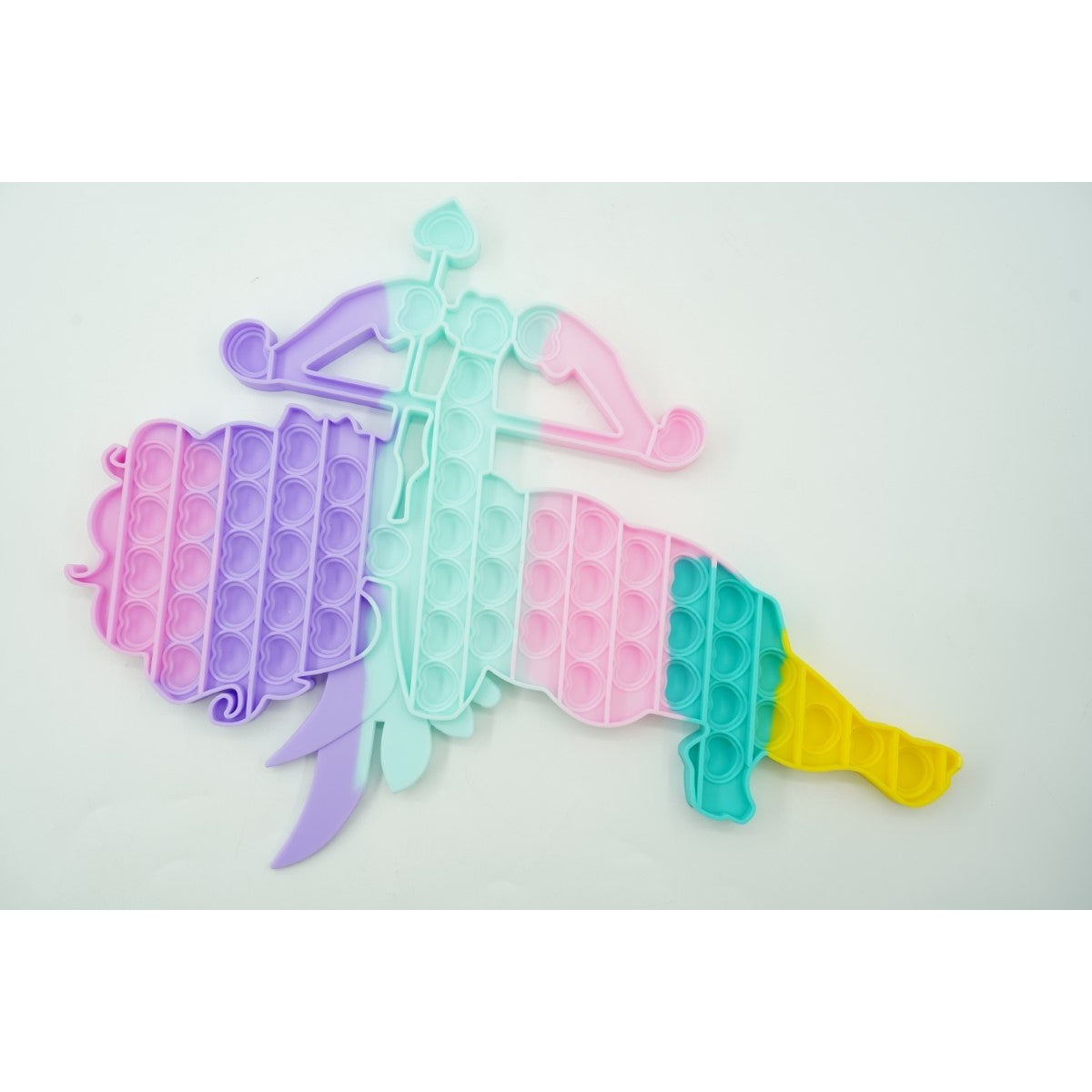 Jucarie antistres din silicon, Vivimall, Pop It Now and Flip It, Cupidon, Multicolor, V1 - vivimall.ro