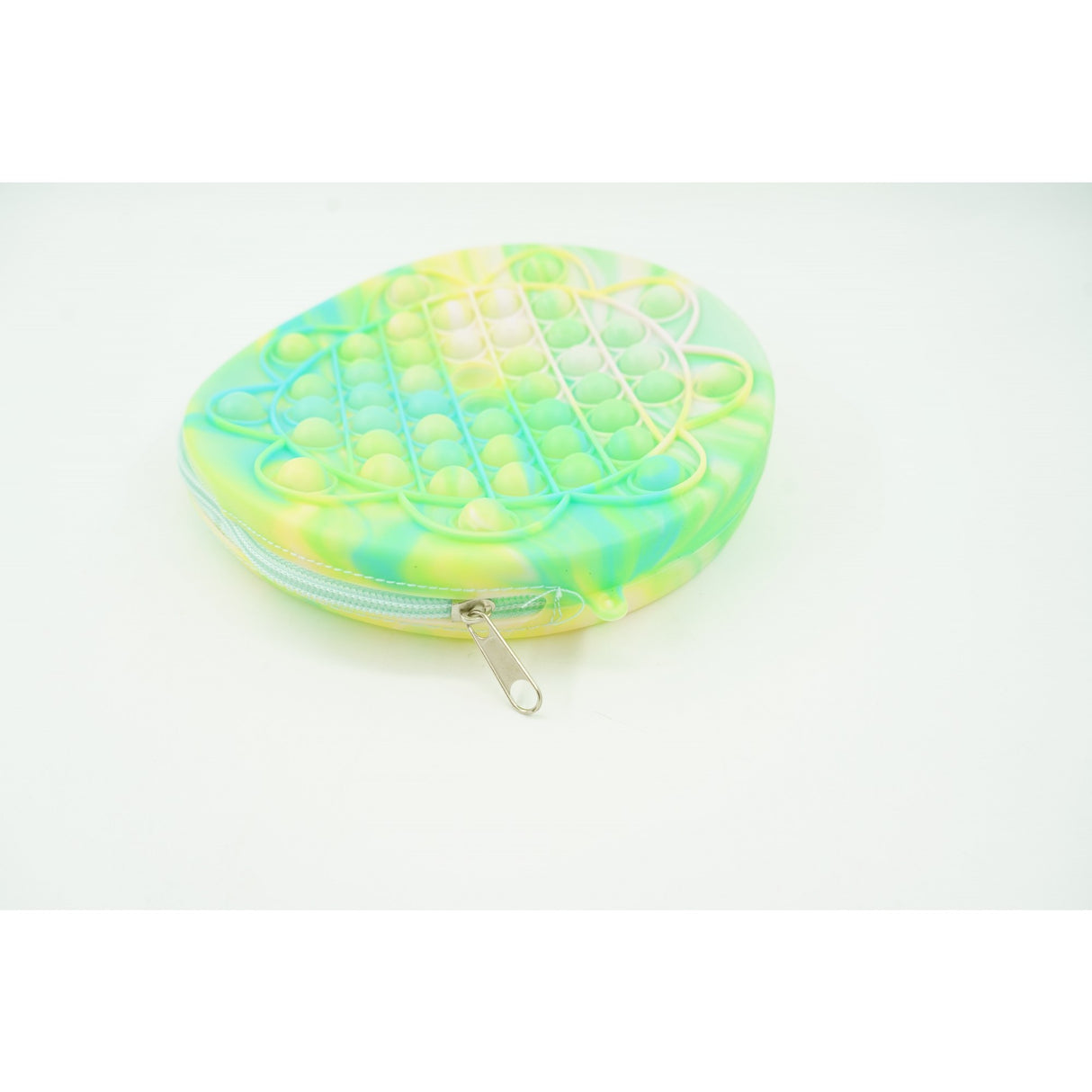 Jucarie antistres din silicon, Flippy, Pop It Now and Flip It, Geanta, Floarea Soarelui, Verde - vivimall.ro