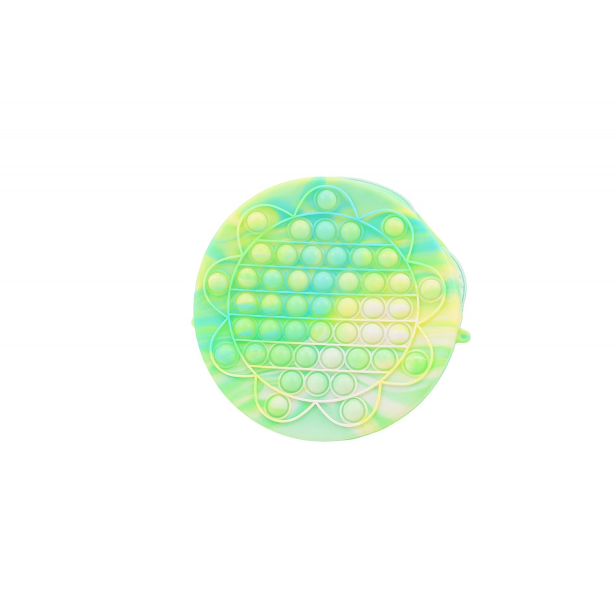 Jucarie antistres din silicon, Flippy, Pop It Now and Flip It, Geanta, Floarea Soarelui, Verde - vivimall.ro
