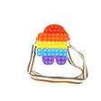 Jucarie antistres din silicon, Flippy, Pop It Now and Flip It, Geanta mica, Among Us, Multicolor - vivimall.ro