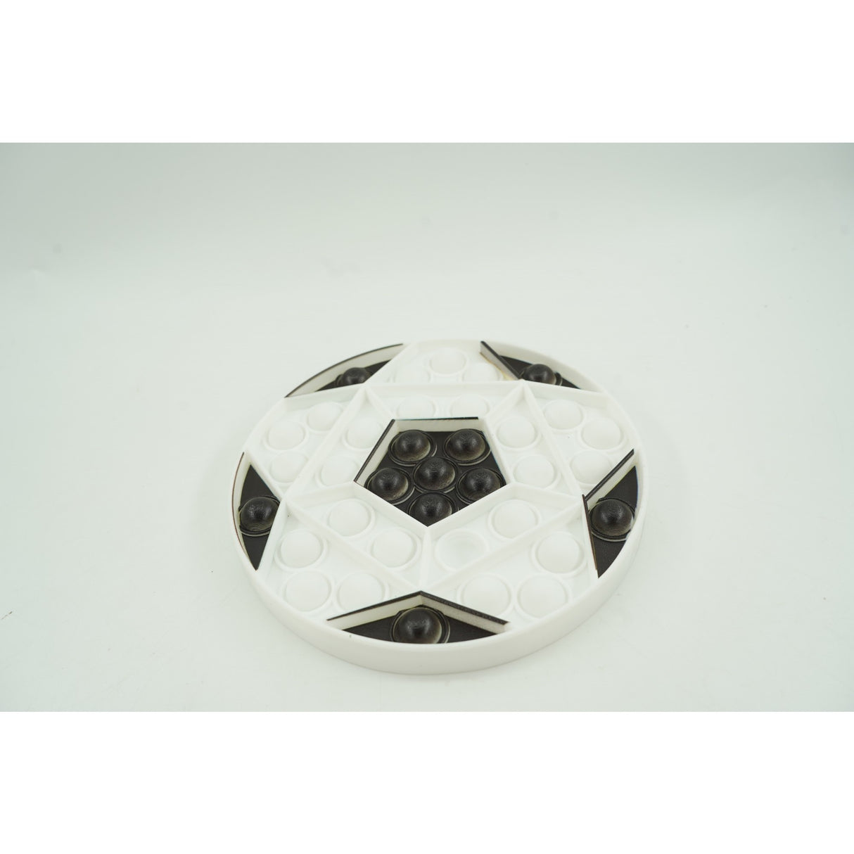 Jucarie antistres din silicon Vivimall, Pop it Now and Flip It , Minge , Alb - vivimall.ro