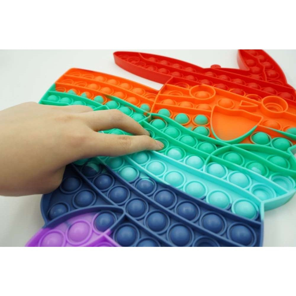 Jucarie antistres din silicon Flippy, Pop it Now and Flip It ,Pikachu ,Multicolor - vivimall.ro