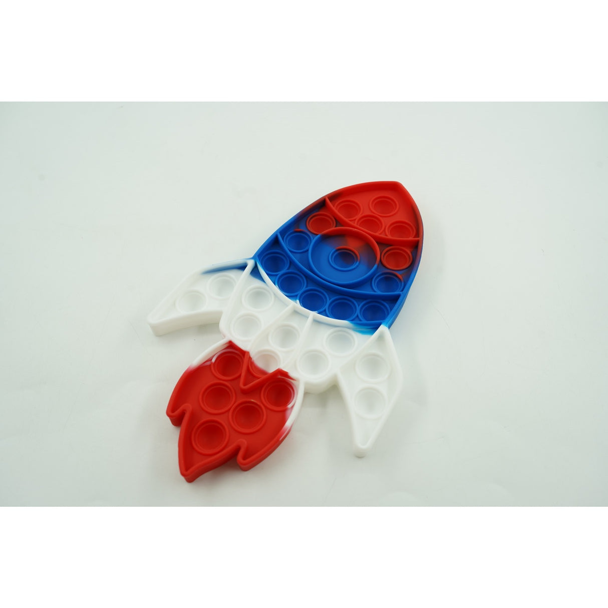 Jucarie antistres din silicon Flippy, Pop it Now and Flip It ,Racheta ,Multicolor - vivimall.ro