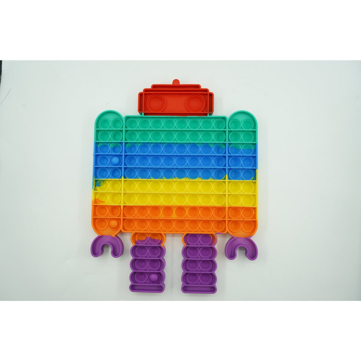 Jucarie antistres din silicon Flippy, Pop it Now and Flip It ,Robot ,Multicolor ,Model 3 - vivimall.ro