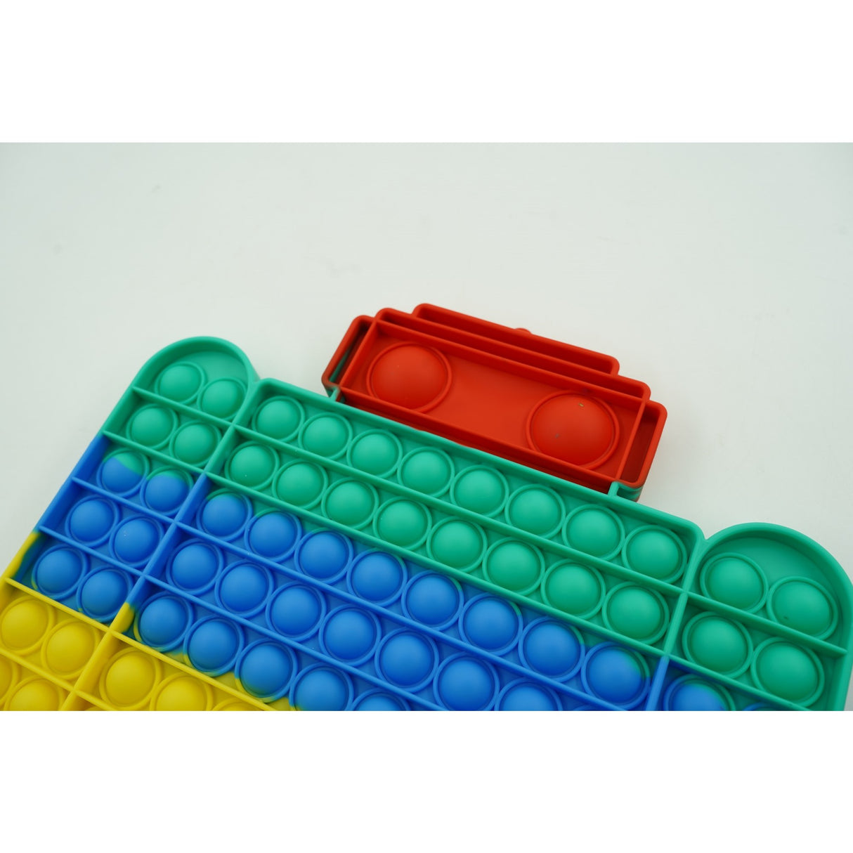 Jucarie antistres din silicon Flippy, Pop it Now and Flip It ,Robot ,Multicolor ,Model 3 - vivimall.ro