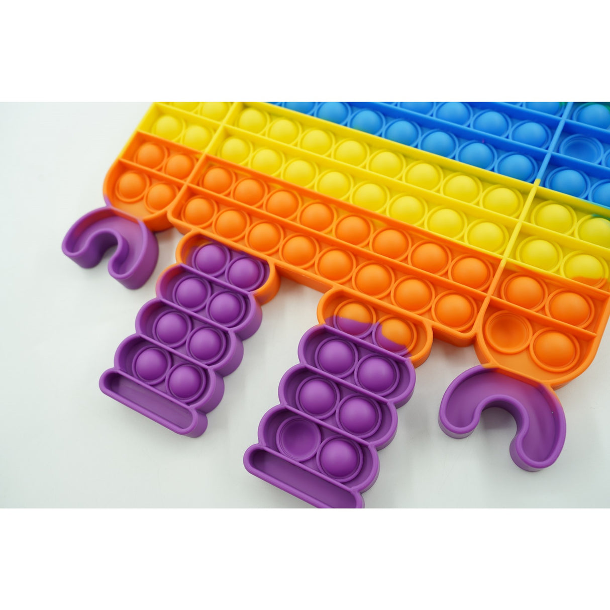 Jucarie antistres din silicon Flippy, Pop it Now and Flip It ,Robot ,Multicolor ,Model 3 - vivimall.ro