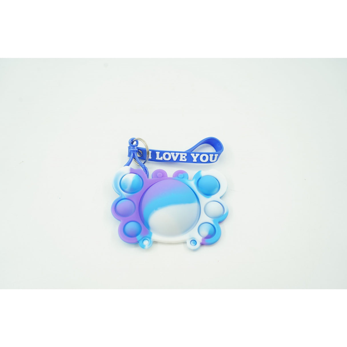 Jucarie antistres din silicon, Flippy®, Pop It Now tip breloc, Crab, Multicolor, V2 - vivimall.ro