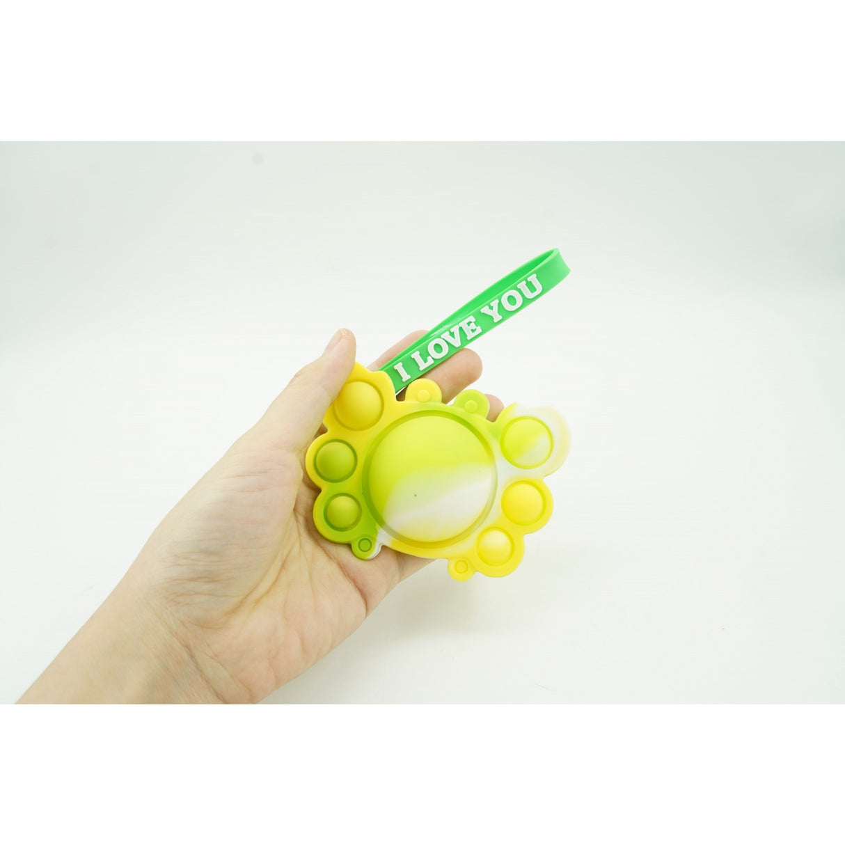 Jucarie antistres din silicon, Flippy®, Pop It Now tip breloc, Crab, Multicolor, V3 - vivimall.ro