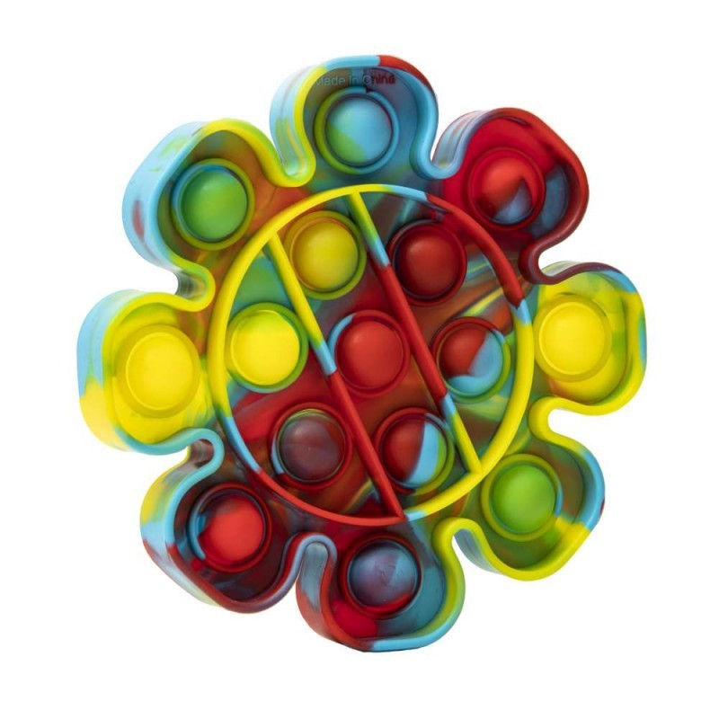 Jucarie Antistres Din Silicon, Pop It Now And Flip It, Floare