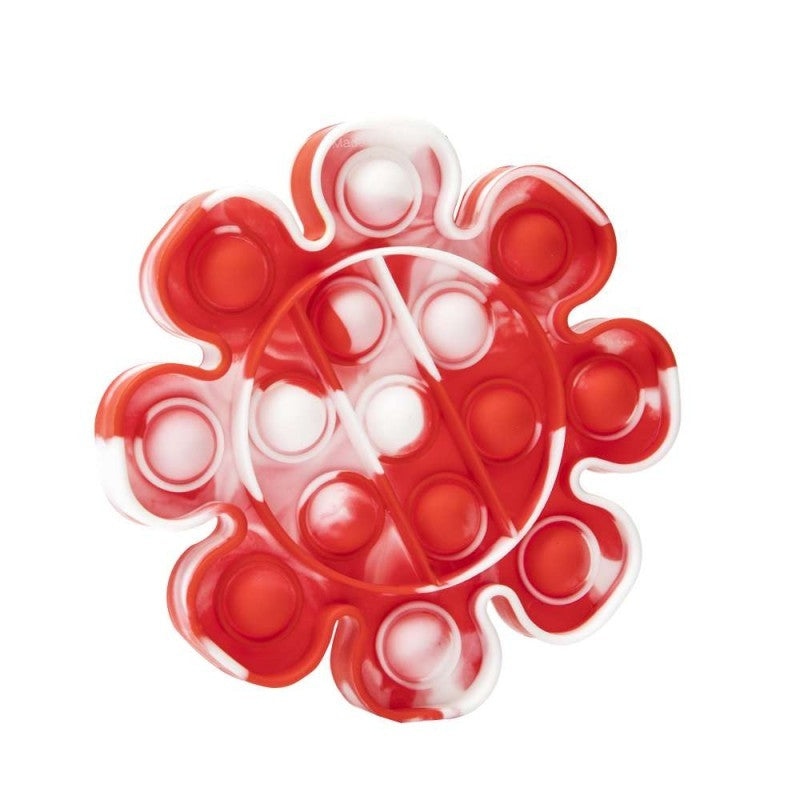 Jucarie Antistres Din Silicon, Pop It Now And Flip It, Floare