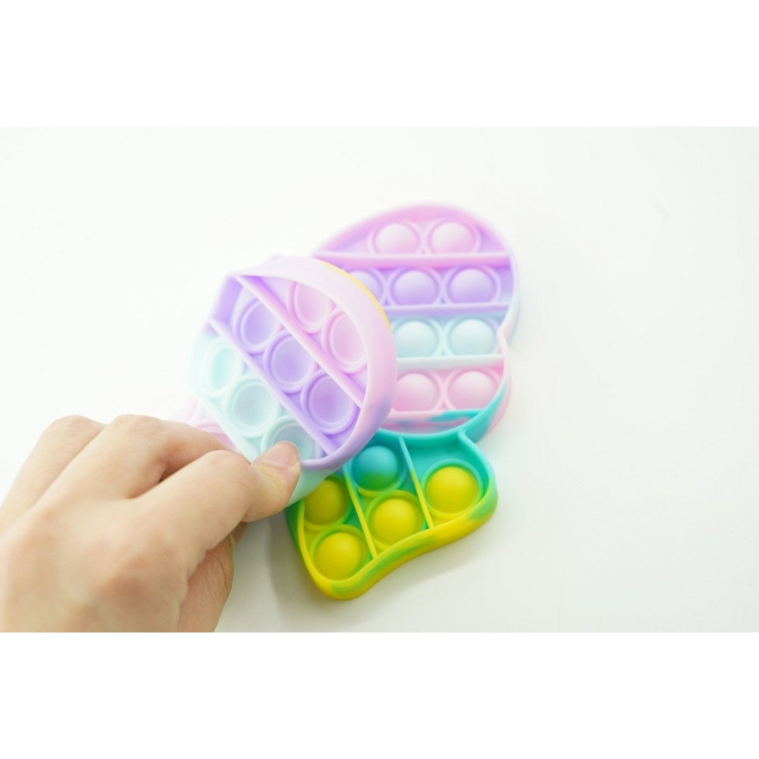 Jucarie antistres din silicon, Pop it Now and Flip It, Fundita, Multicolor - vivimall.ro