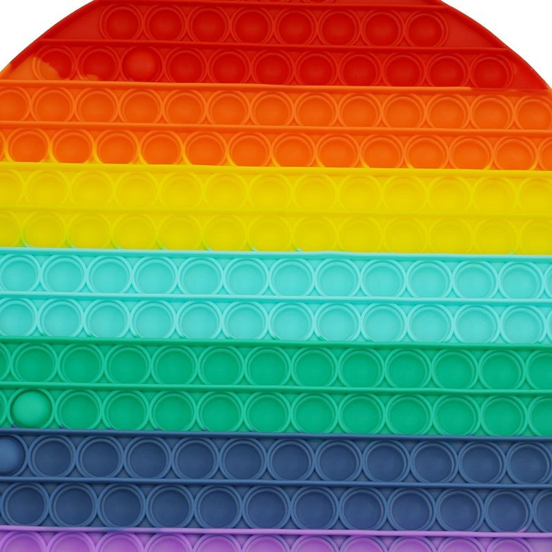 Jucarie antistres din silicon Pop it now, forma Rotund, multicolor, urias - vivimall.ro