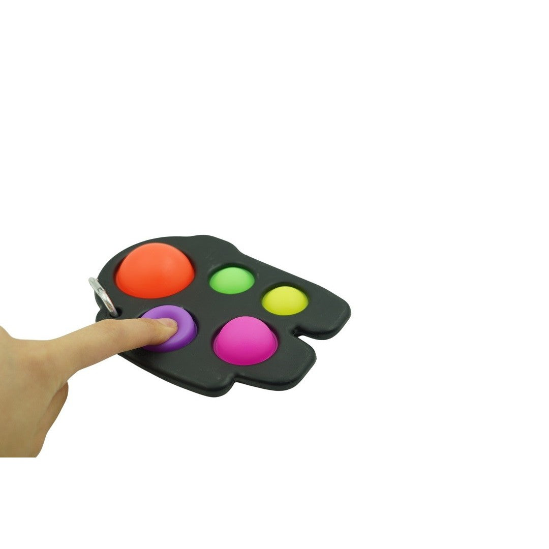 Jucarie Antistres Flippy - Fidget Toy, Simple Dimple, Among us, Negru - vivimall.ro