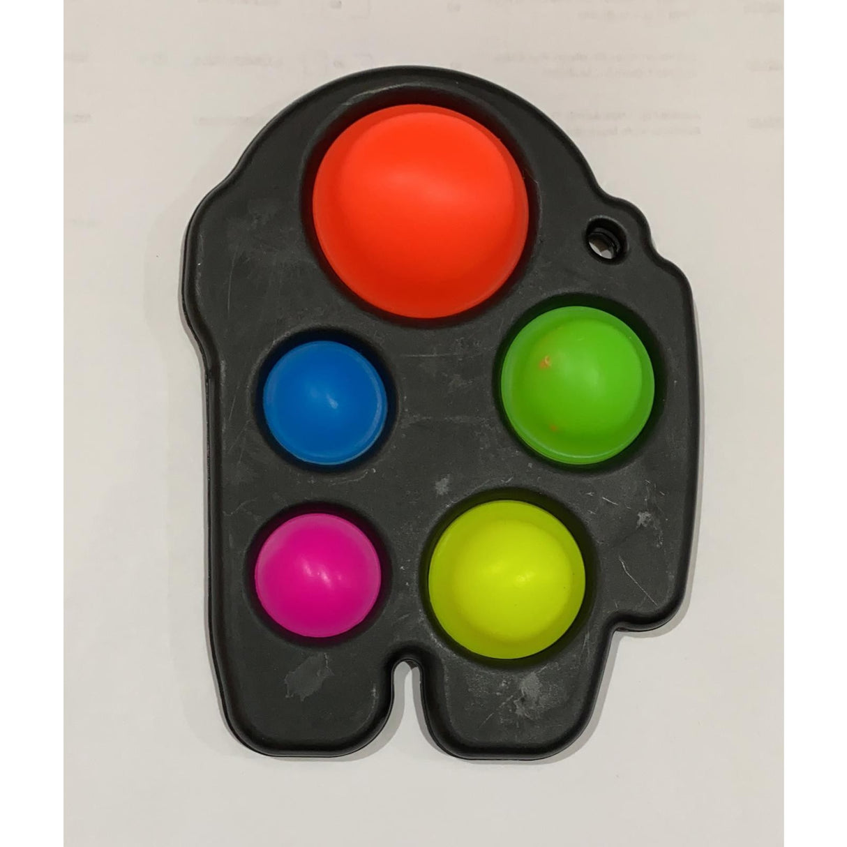 Jucarie Antistres Flippy - Fidget Toy, Simple Dimple, Among us, Negru - vivimall.ro