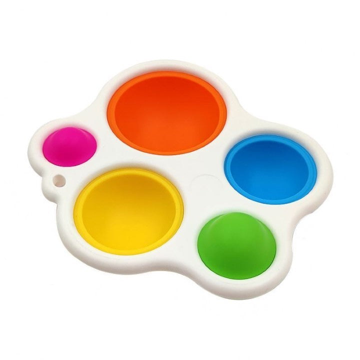Jucarie Antistres Flippy - Fidget Toy, Simple Dimple, Multicolor - vivimall.ro