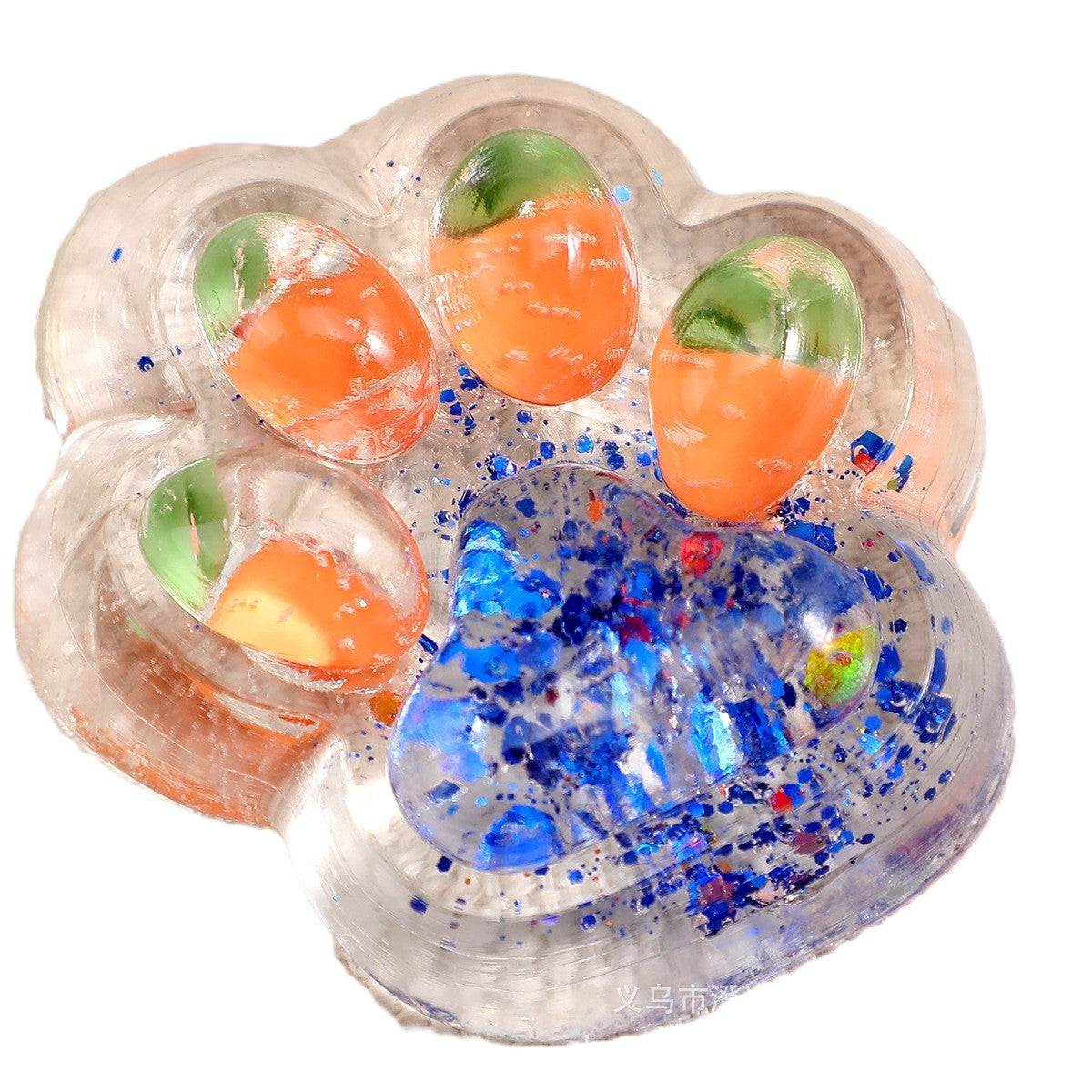 Jucarie Antistres Squishy, Flippy, cu Revenire Lenta, Labuta de Pisica Pufoasa, 7.5 cm, Ambalaj Transparent, Model 270526 Multicolor - vivimall.ro